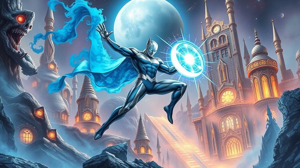 Moon Guy's Heroic Stand on Alien World