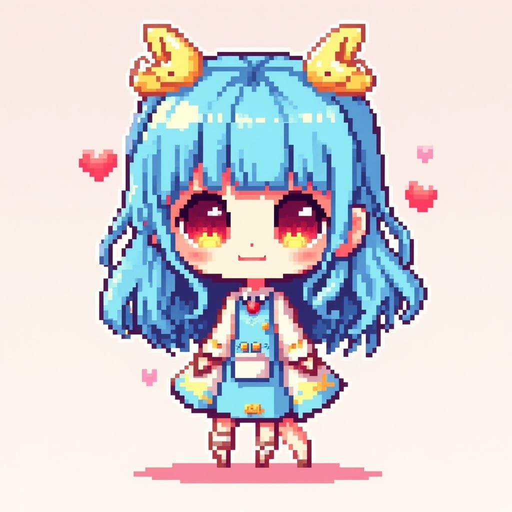 Cute Chibi Base Character with Large Eyes