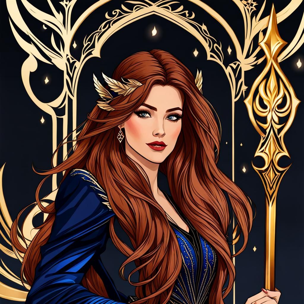 Feyre from ACOTAR on Transparent Background