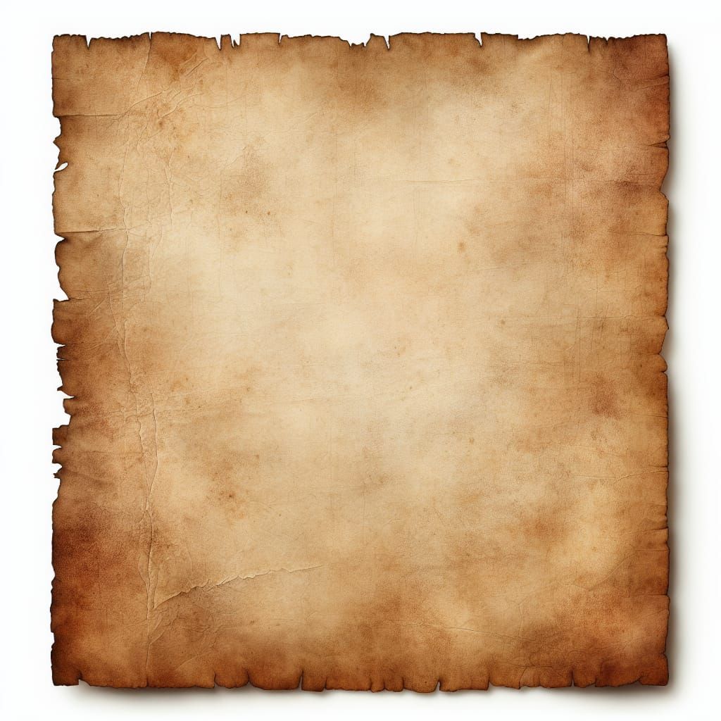 Aged Parchment: Blank Canvas of History