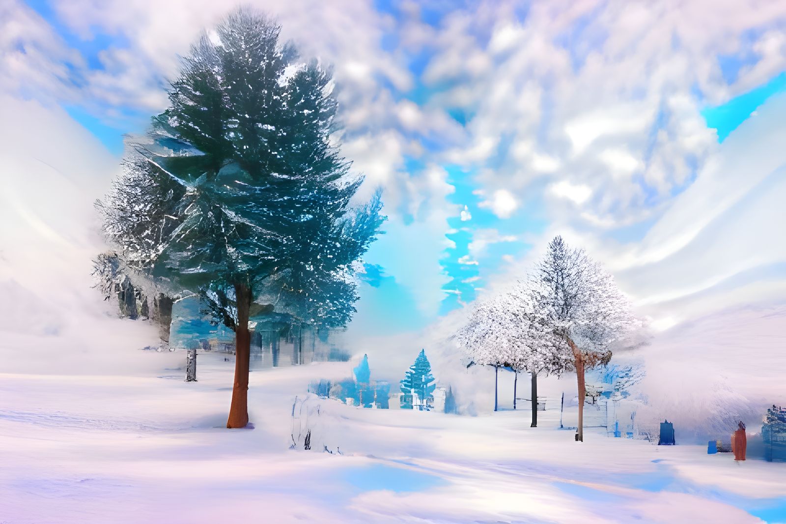 Peaceful Winter Landscape
