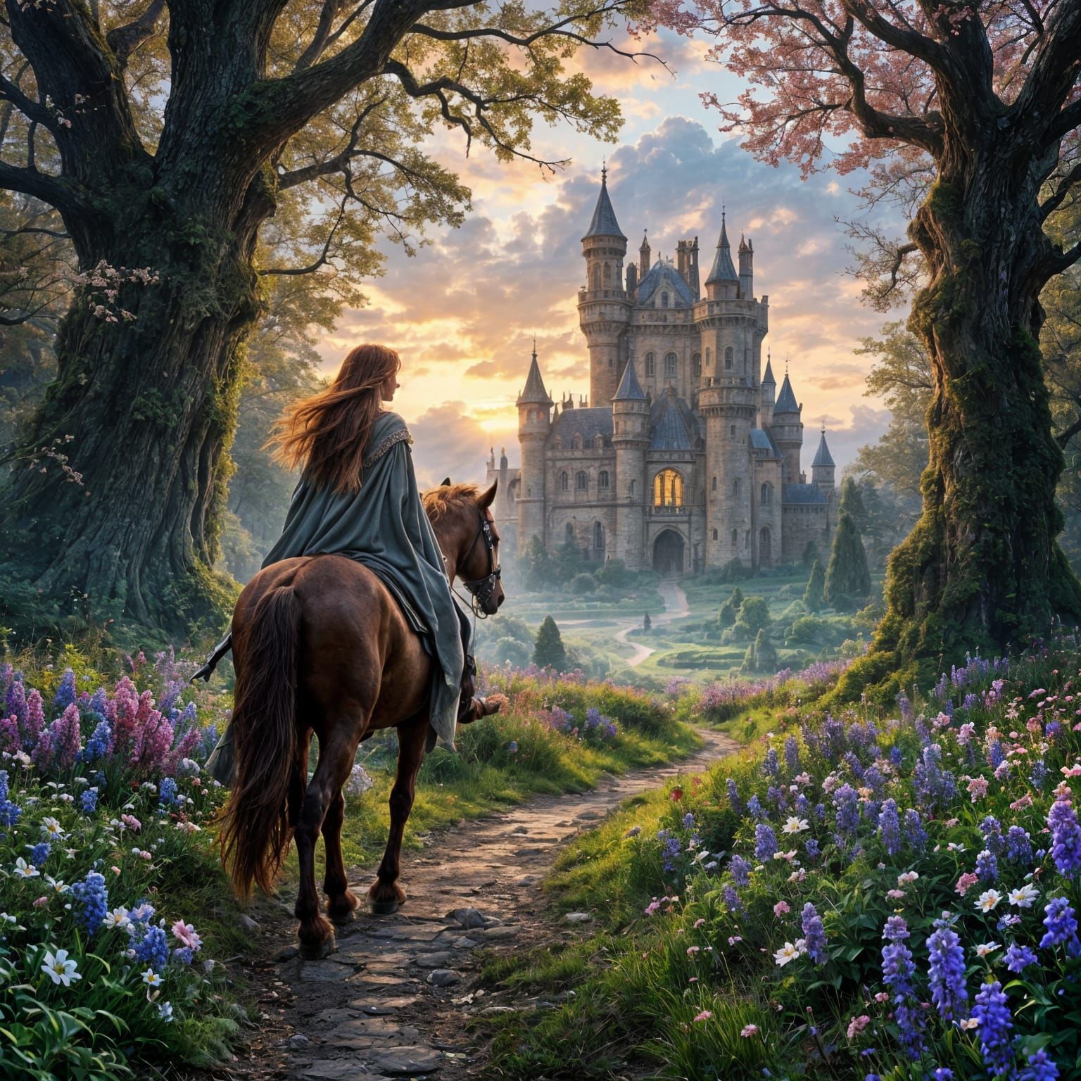 Ethereal Scottish Spring Landscape