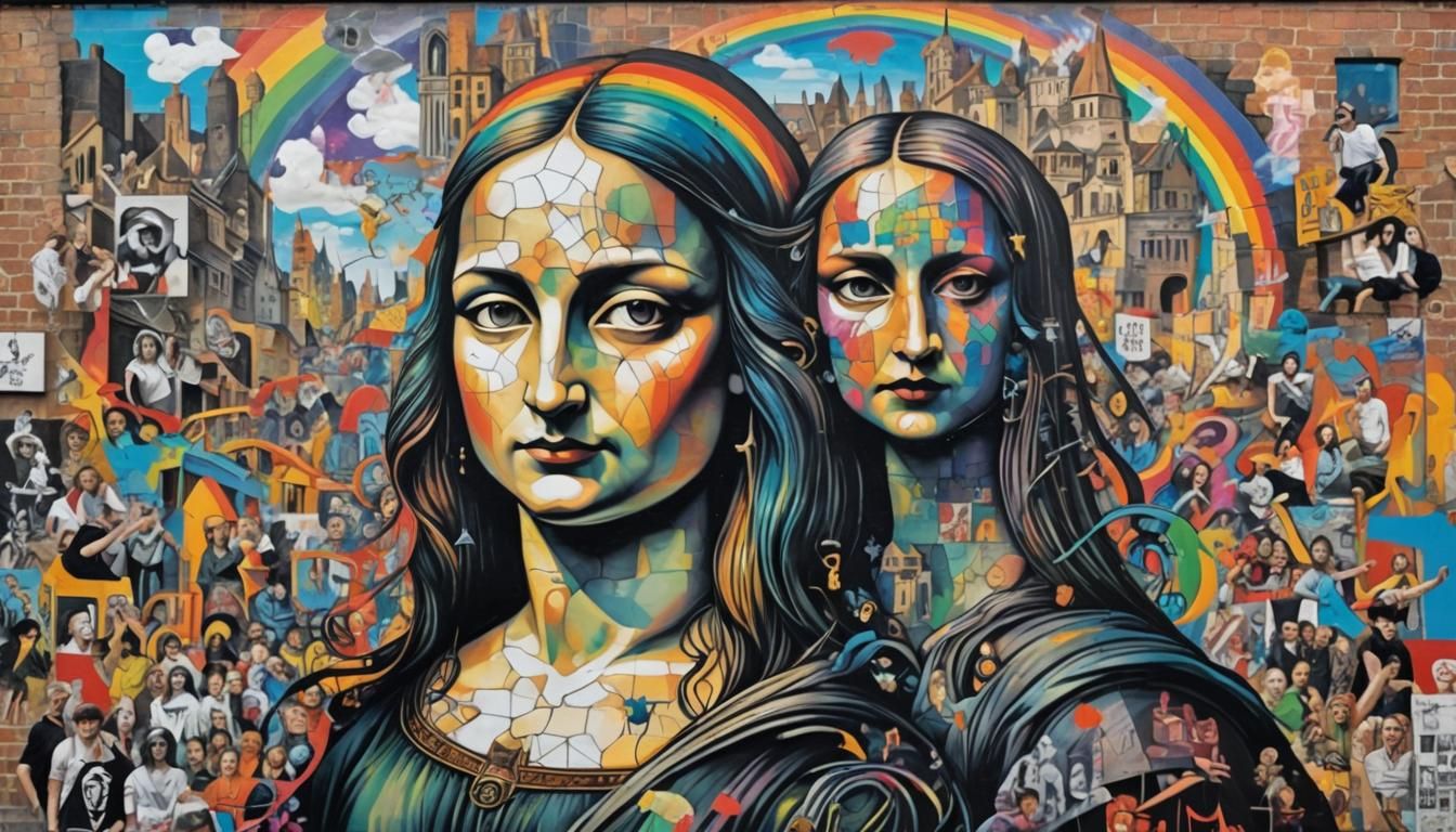 Renaissance Masters Create Surreal Gothic Graffiti