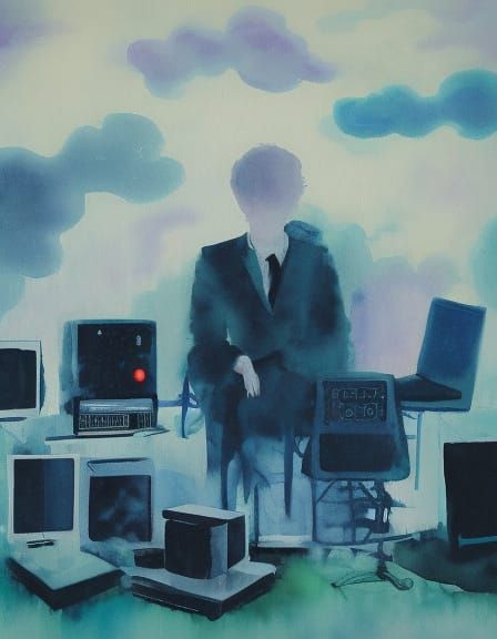 Businessman Watercolour