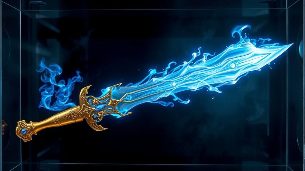 Soulfire Sword in Johan Egerkrans' Ethereal Style