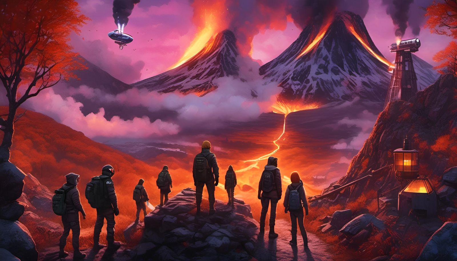 Animal-Themed Team Enters Volcano Lair