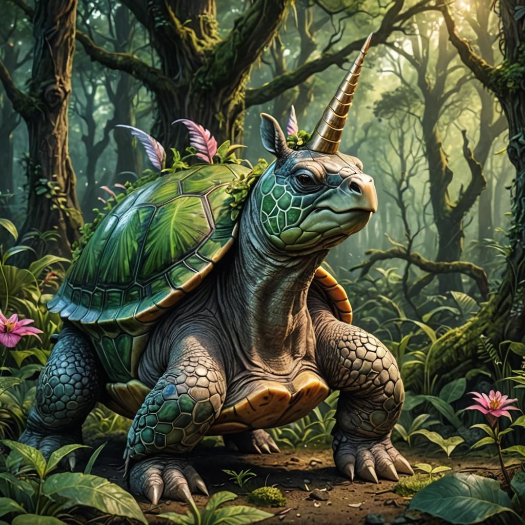 The elusive unicorn tortoise