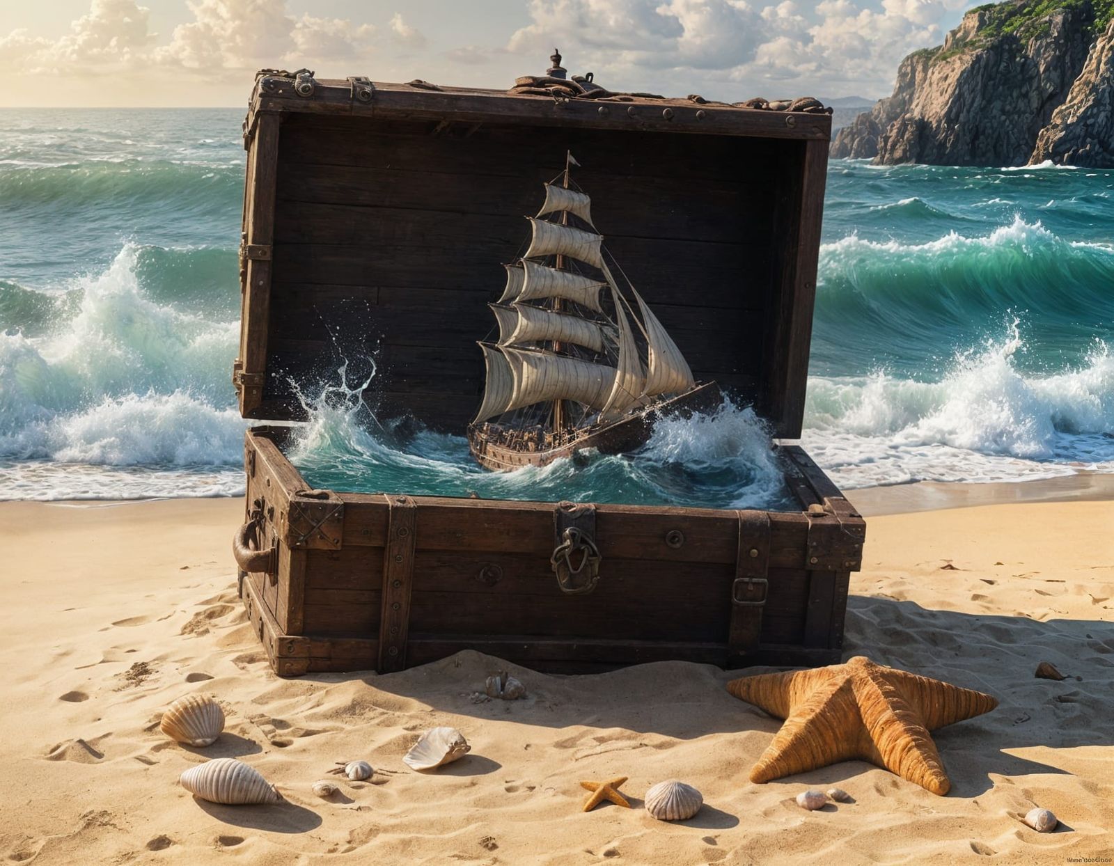 Treasures of the High Seas Revealed in Oil Painting