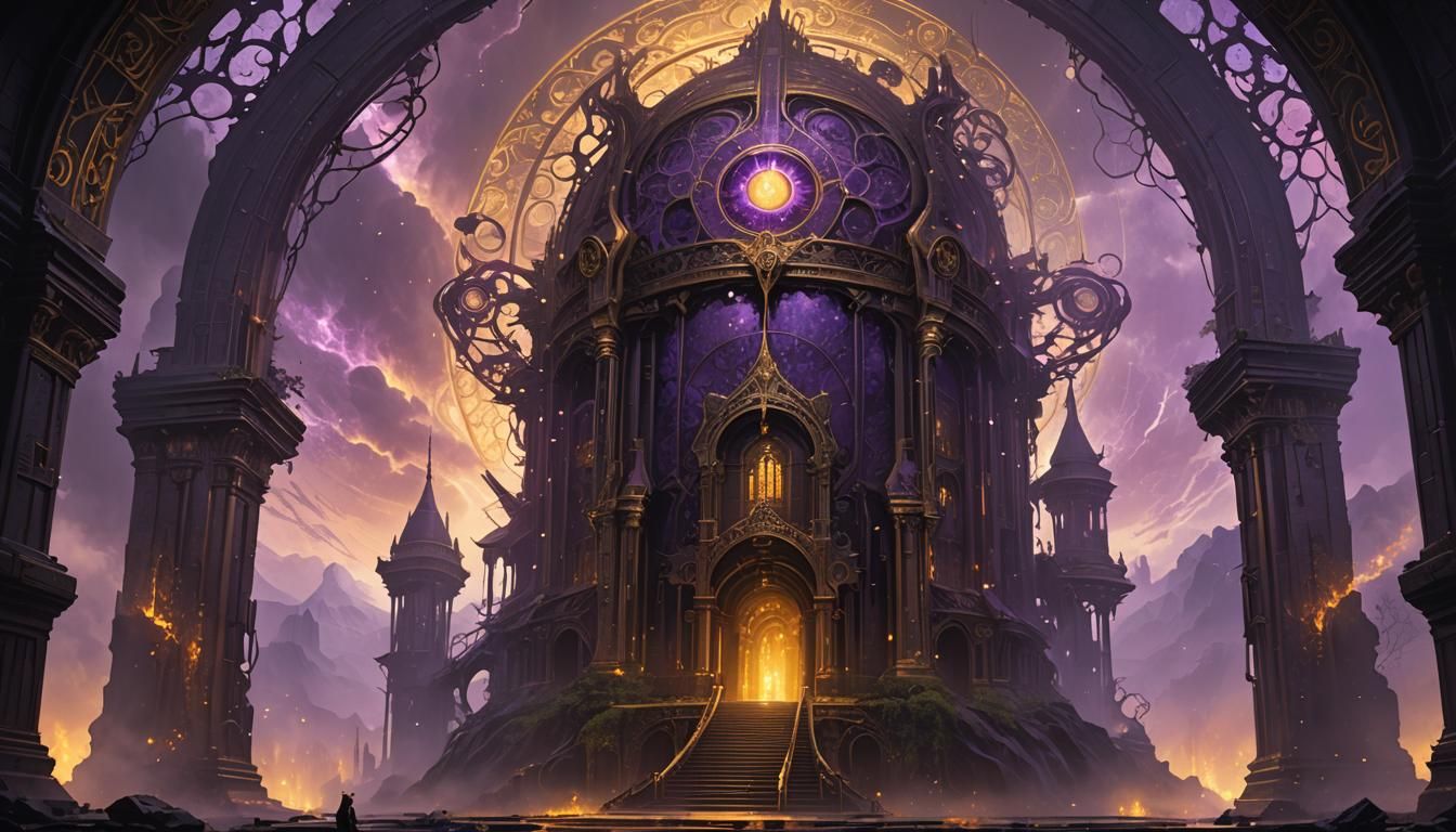 Mystical Nukleus Hive in Art Nouveau Style