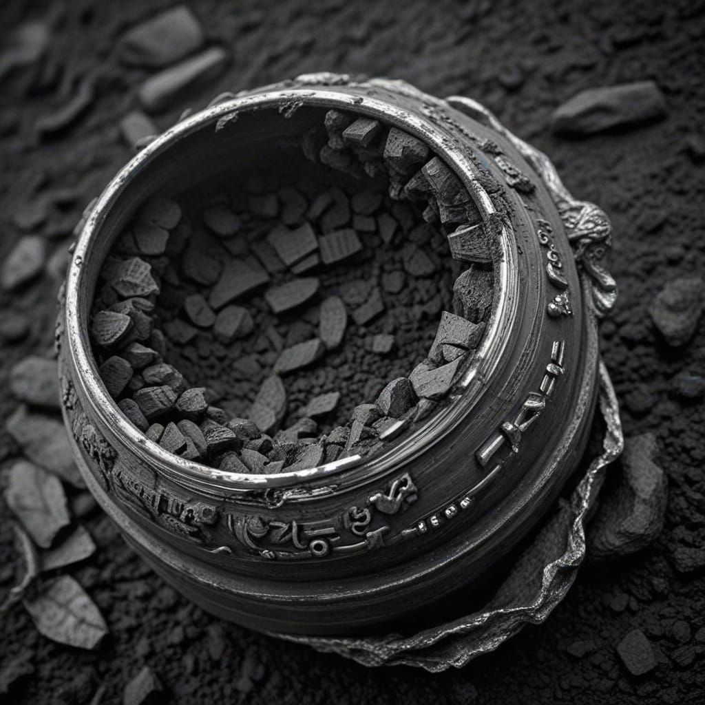 Charcoal Artistry in Vibrant Expressive Brushstrokes of Joyf...