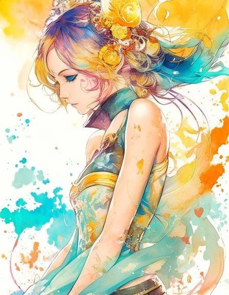 Nami Portrait in Comic Book Style