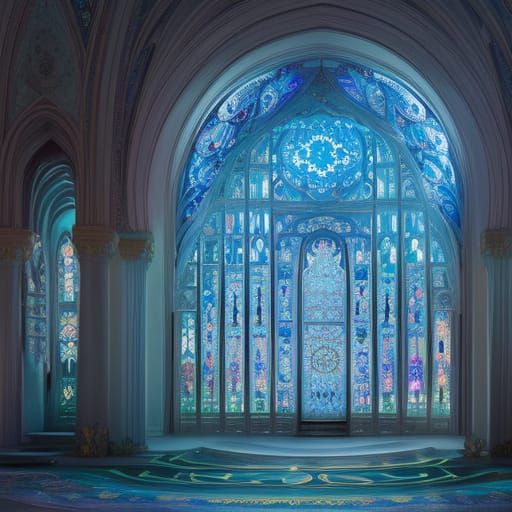 Hamsa Symbol: Maximalist Digital Illustration in 8K