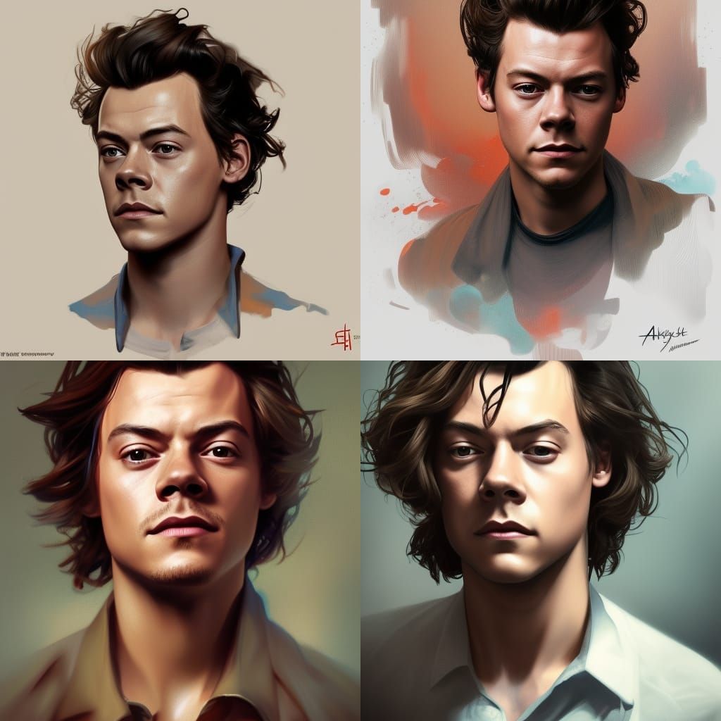 Detailed Portrait Art Inspired by Rutkowski and Mucha