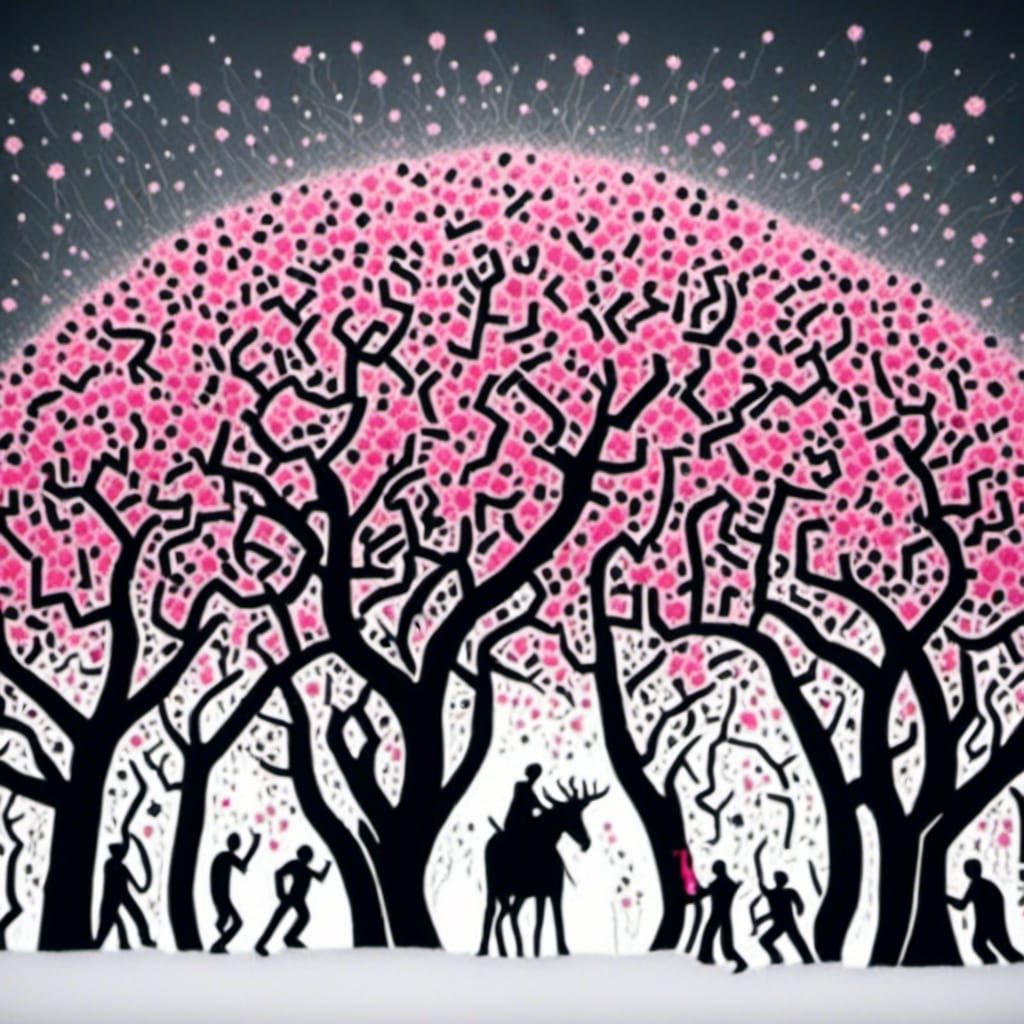 Winter Wonderland in Graffiti Style