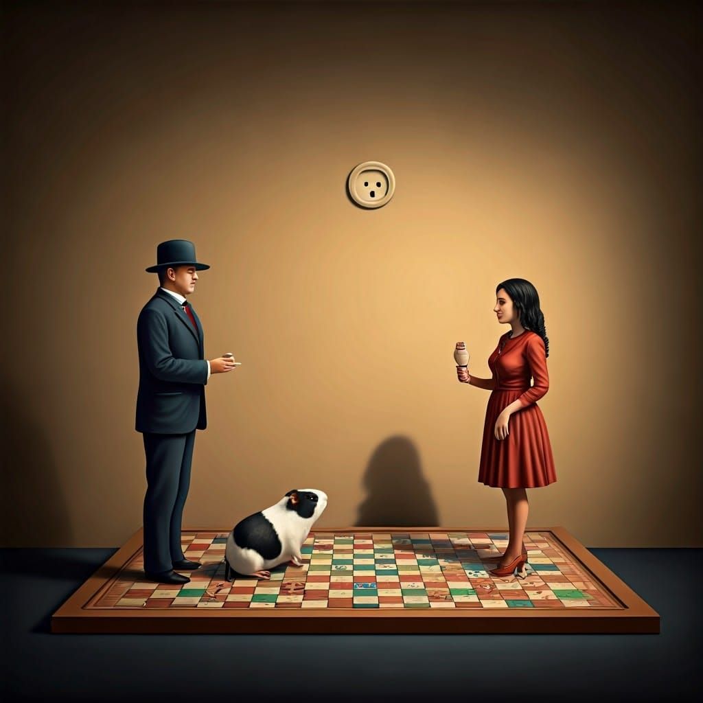 Surrealist Masterpiece: Unexpected Reality