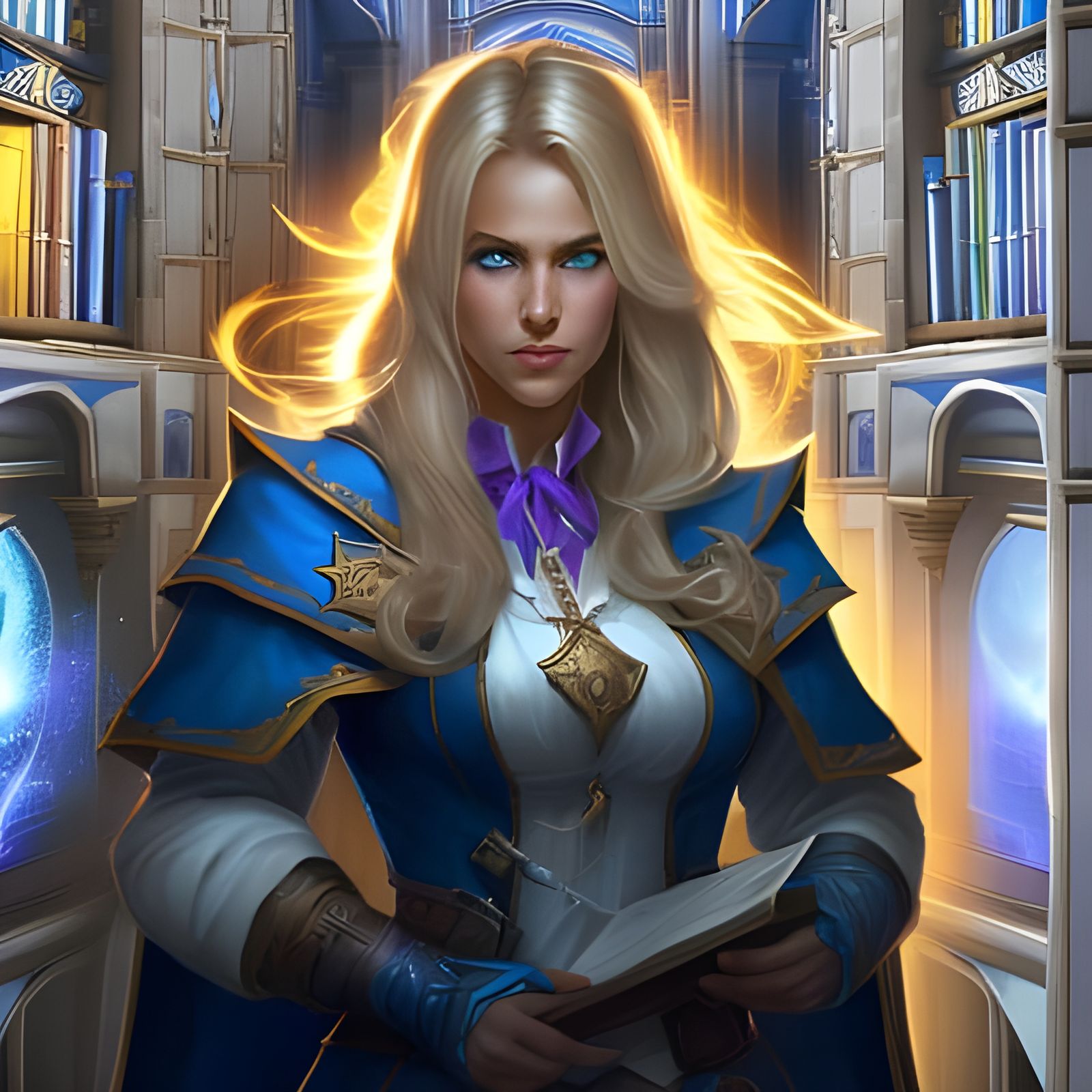 Jaina Proudmoore, Magic in the Library