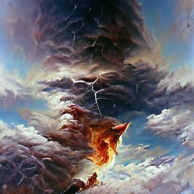 Look up at the fucking sky you’ll see a storm of hail and fire