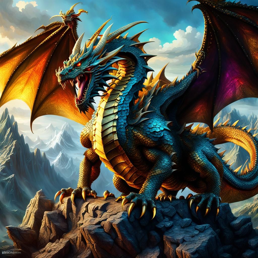 Dragon Sovereign: Majestic Fantasy Masterpiece