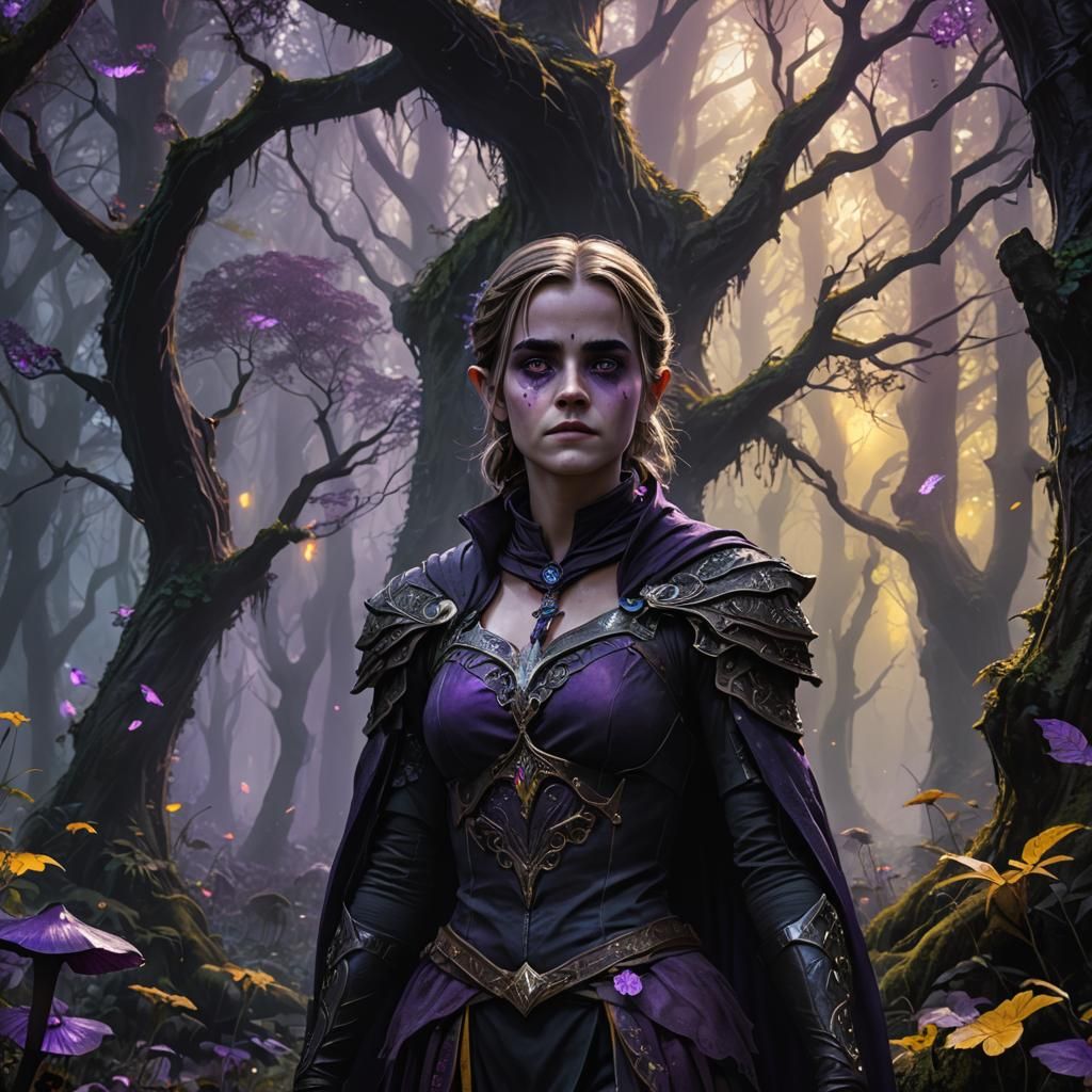 Emma Watson as Drow in Mystical Forest