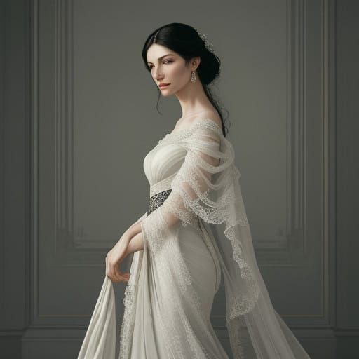 Elegant Woman in Ultra-High Definition Portraiture