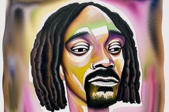 Watercolor Portrait of a Distinguished Man