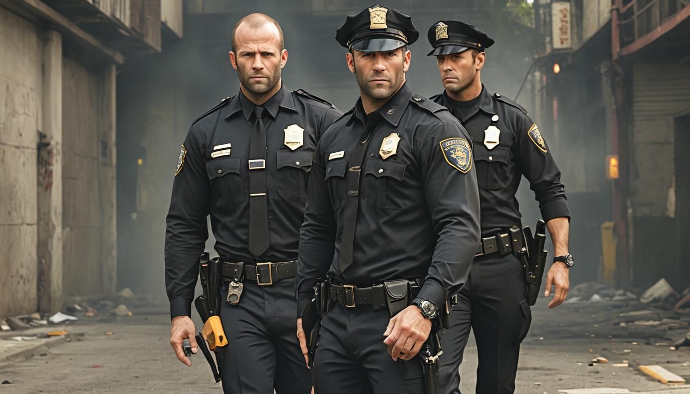 Jason Statham as GTA V Police Officer