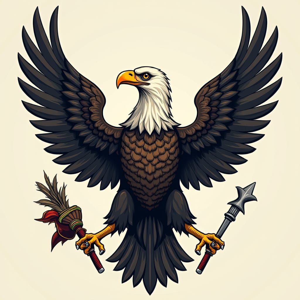 Regal Imperial Eagle Soars Through the Skies