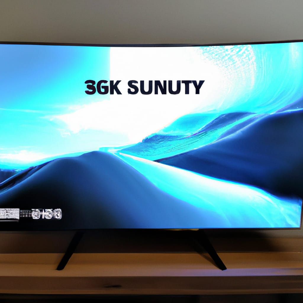 8K Samsung TV Display