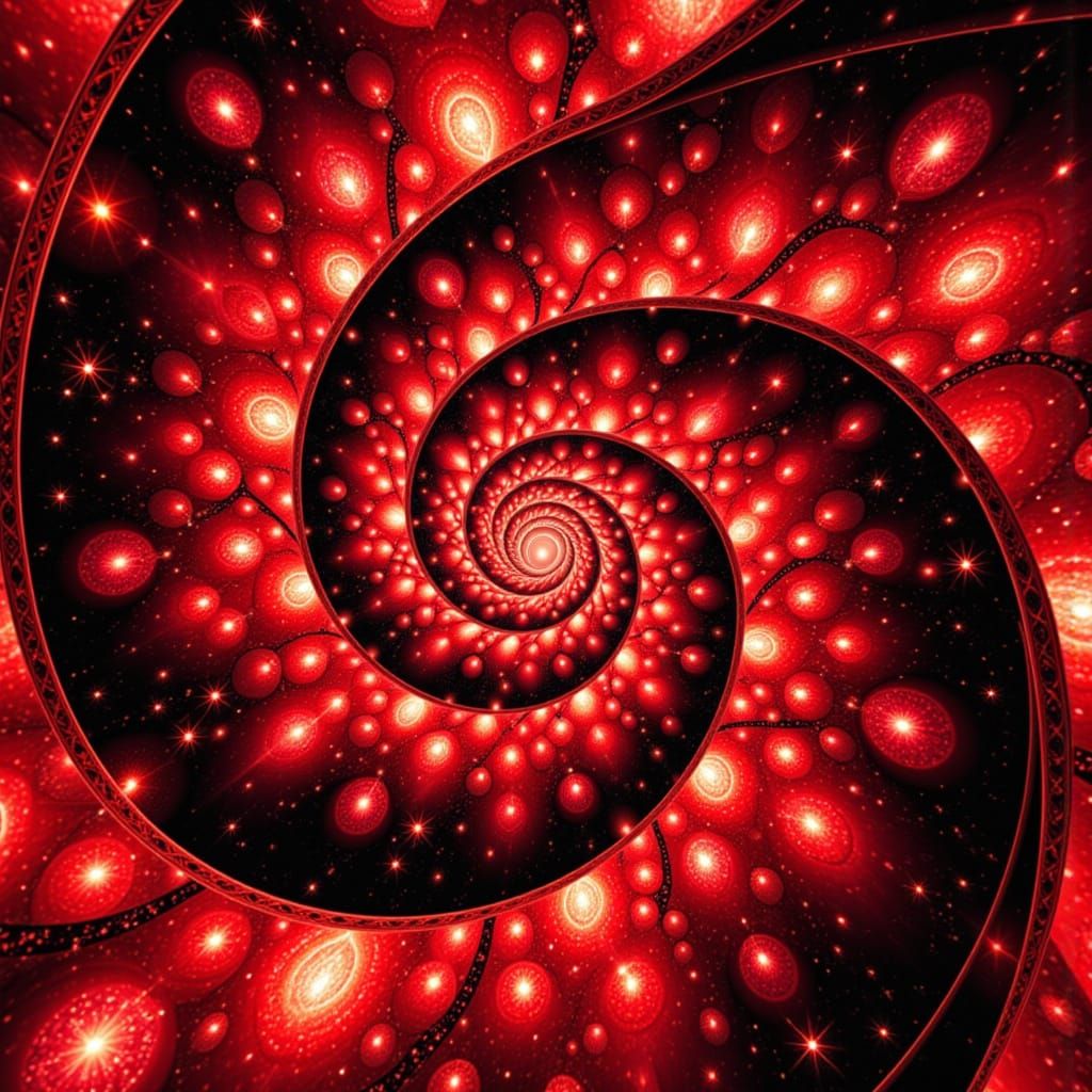 Fibonacci Spiral Kaleidoscope
