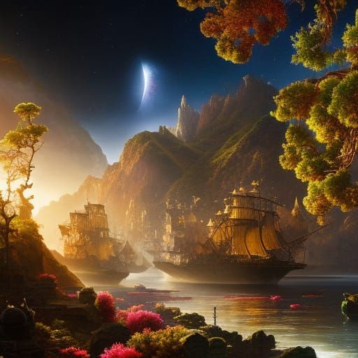 Universe in a Box: Hyperdetailed Photorealistic Digital Art