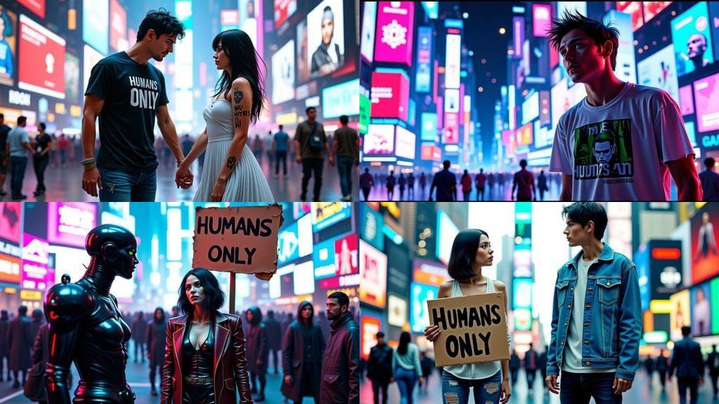 Anti-AI Protester Falls for AI Girlfriend in Uncertain Futur...