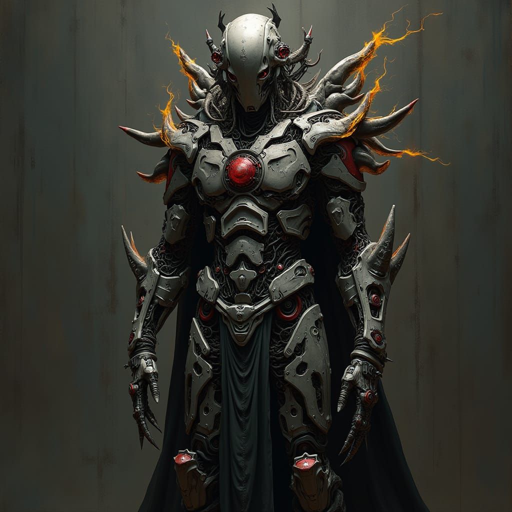 Hades in Cyberpunk Underworld, Blending Flesh and Steel