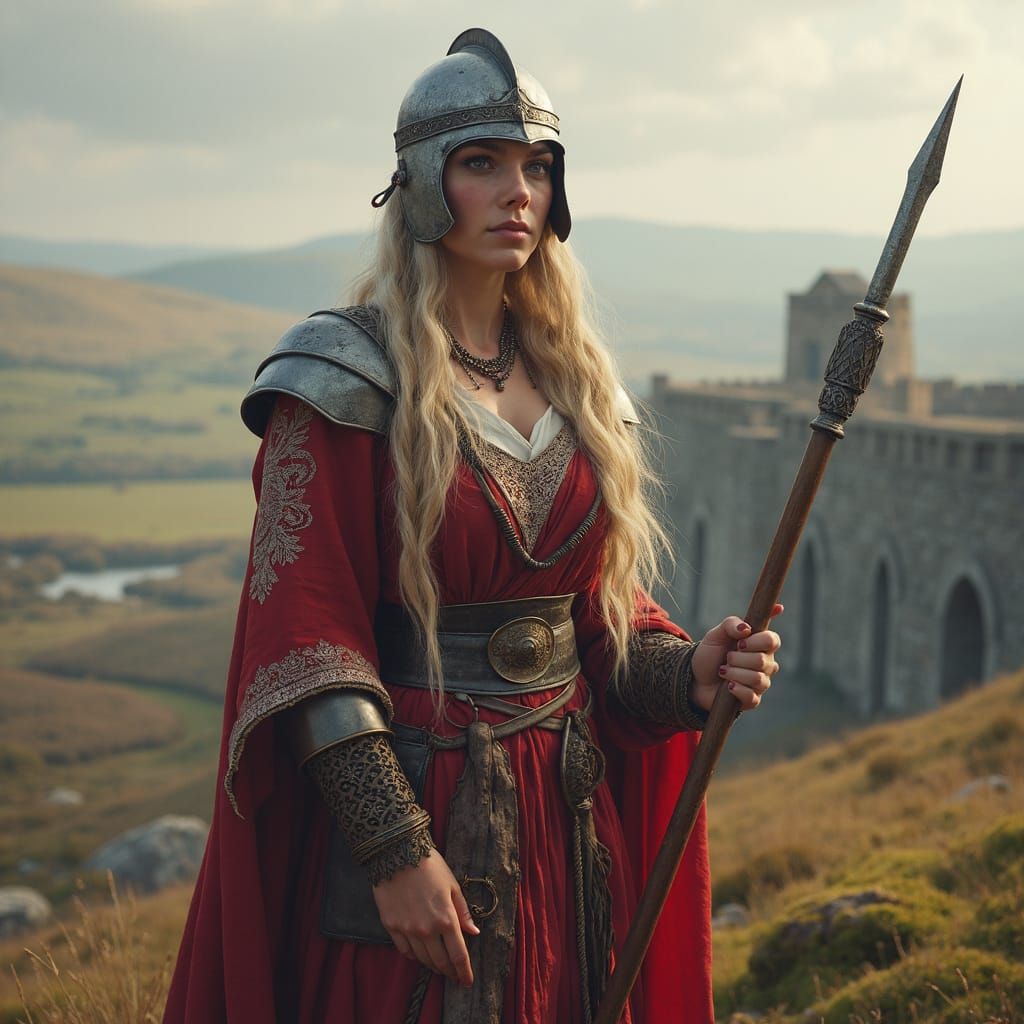 Anglo-Saxon Goddess of Victory Stands at Hadrian's Wall