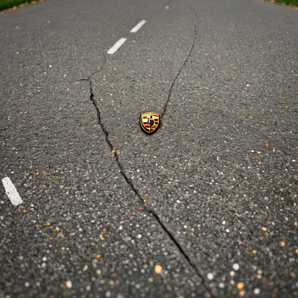 Porsche in Professional Photography Style