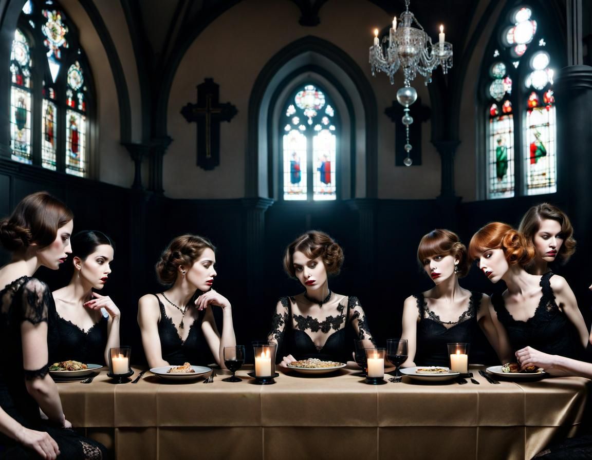 Gothic Last Supper in Art Deco Church
