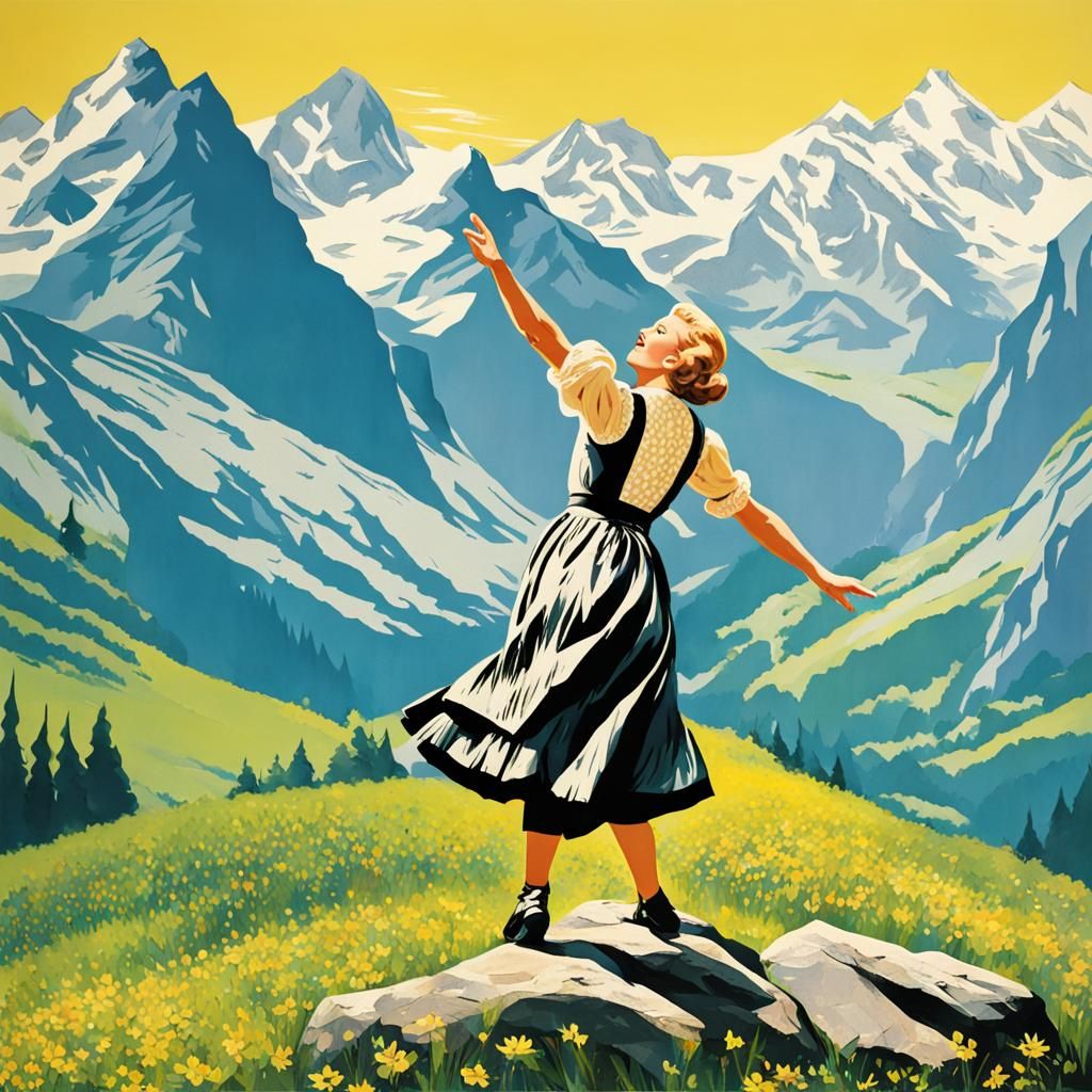 Majestic Mountain Vista Inspired by Song