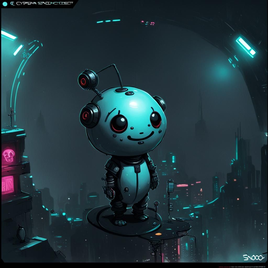 Reddit Cyberpunk Snoo