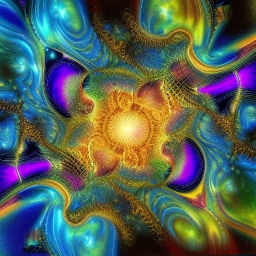 Fractal Entropia: Universe's Beginning in Psychedelic Futuri...