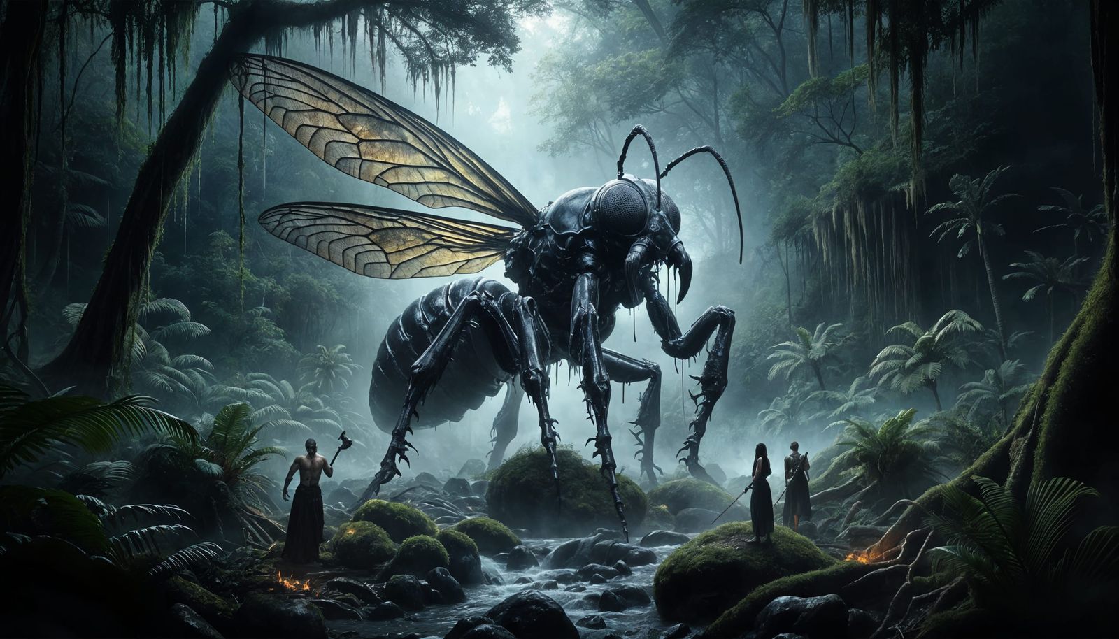 Monster Quanlos in Fog-Enshrouded Swamp