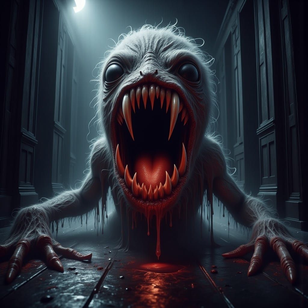 Horror Worm Emerges From Ground