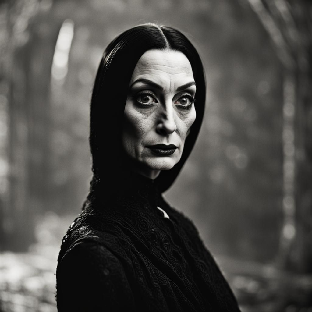 Dorothy Martin as Morticia Addams Portrait