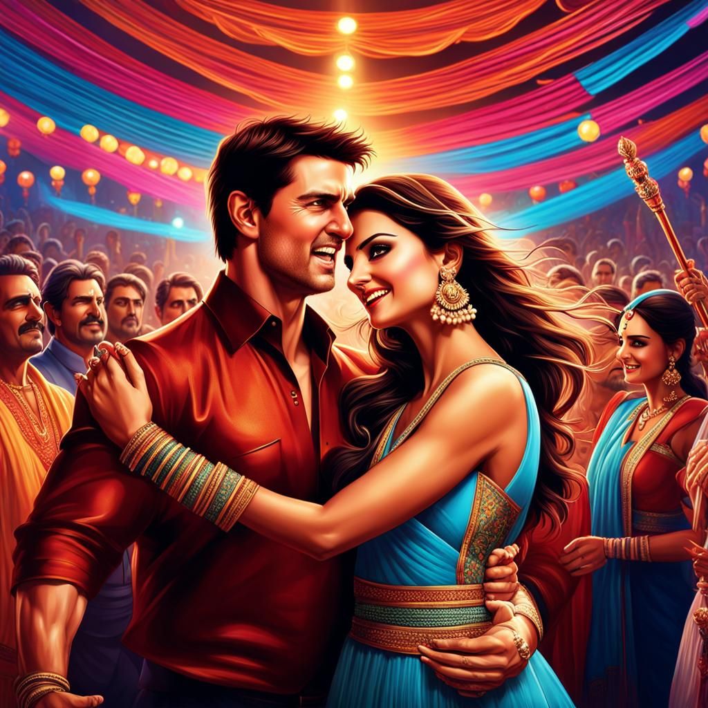 Tom Cruise and Penelope Cruz Navaratri Celebration