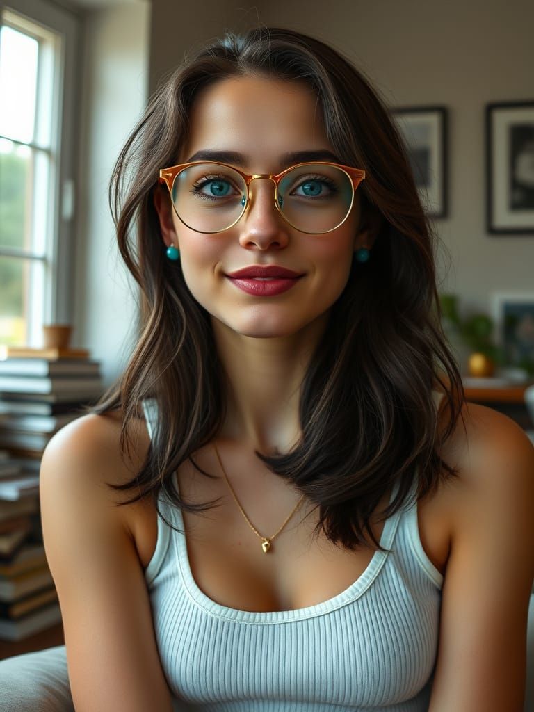 Portrait of a Young Woman in Soft Focus
