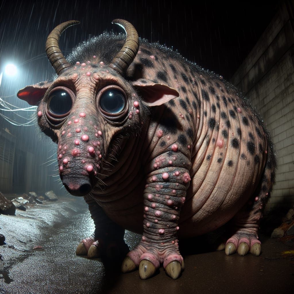 The Sarcoidopterus: a very shy creature with a hereditary scaly skin condition: Please be kind!