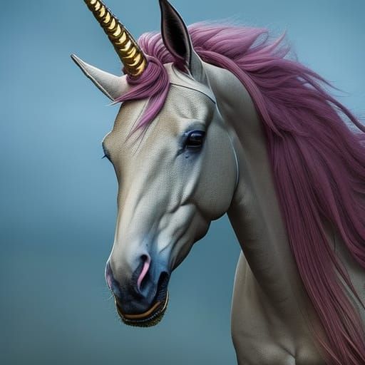 Intricate Unicorn in Nature Photo