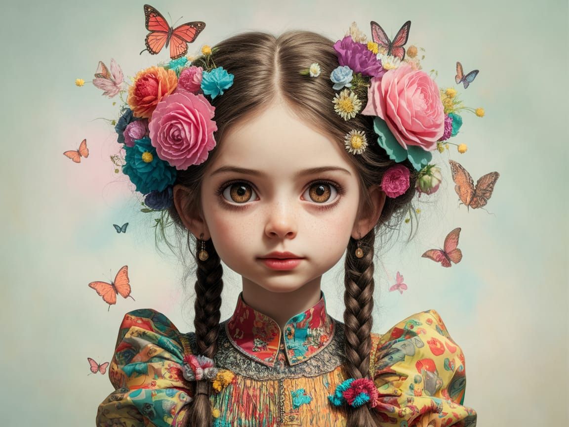 Enchanted Whimsy in Vibrant Colors