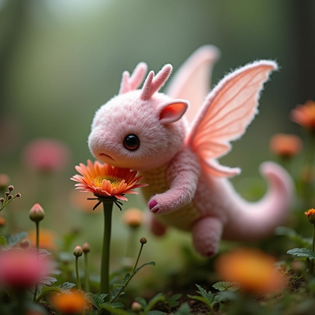 Steampunk Fairy-Axolotl at Dress-Up Party