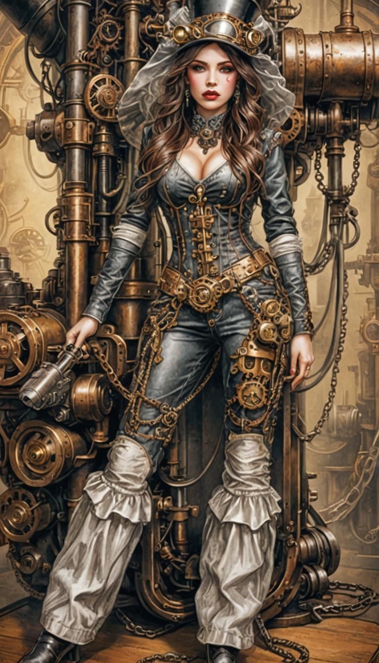 more steampunk babes