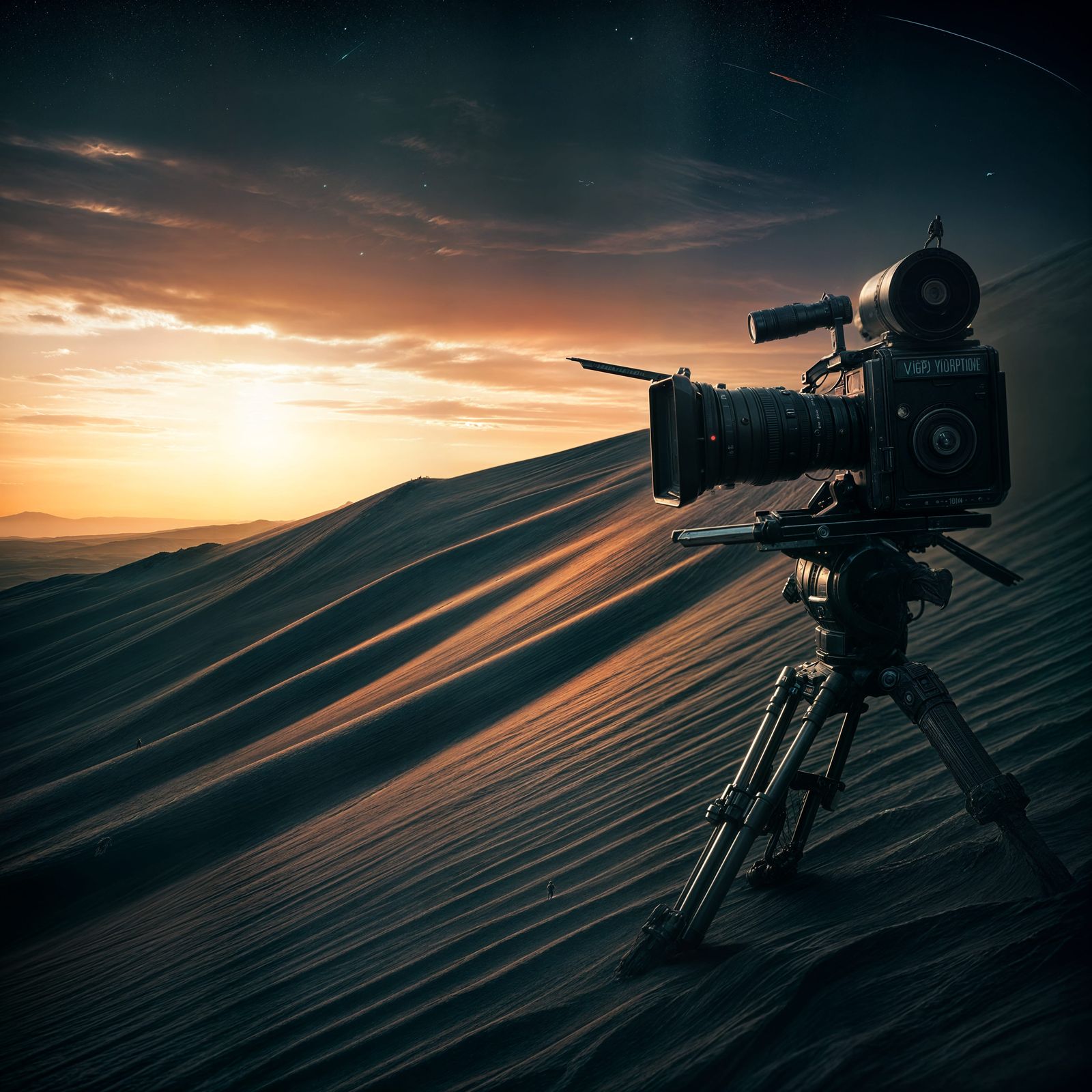 Dramatic Cinematic Film Still in 35mm