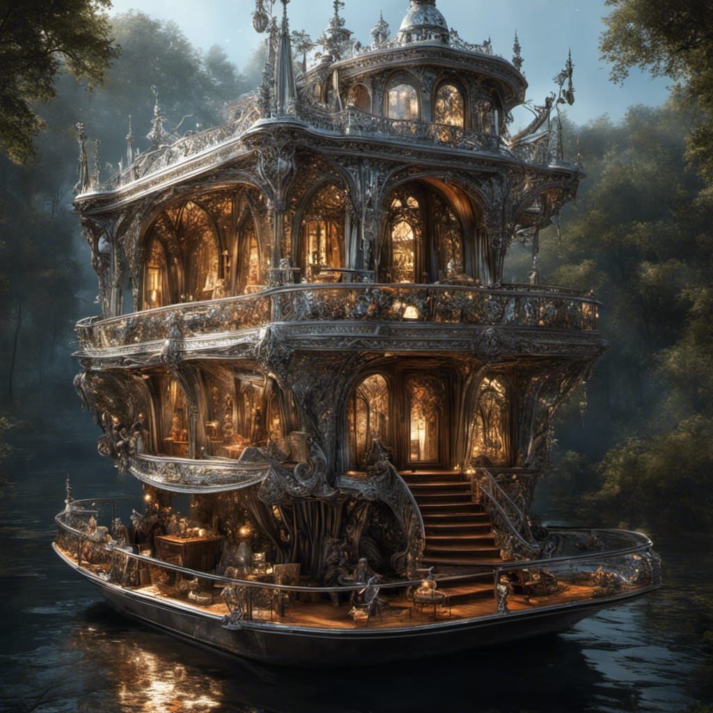 fairytale houseboat